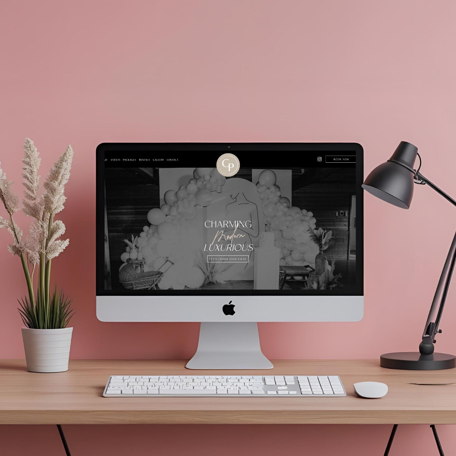 Custom Website Design For Event Decor Rentals Company