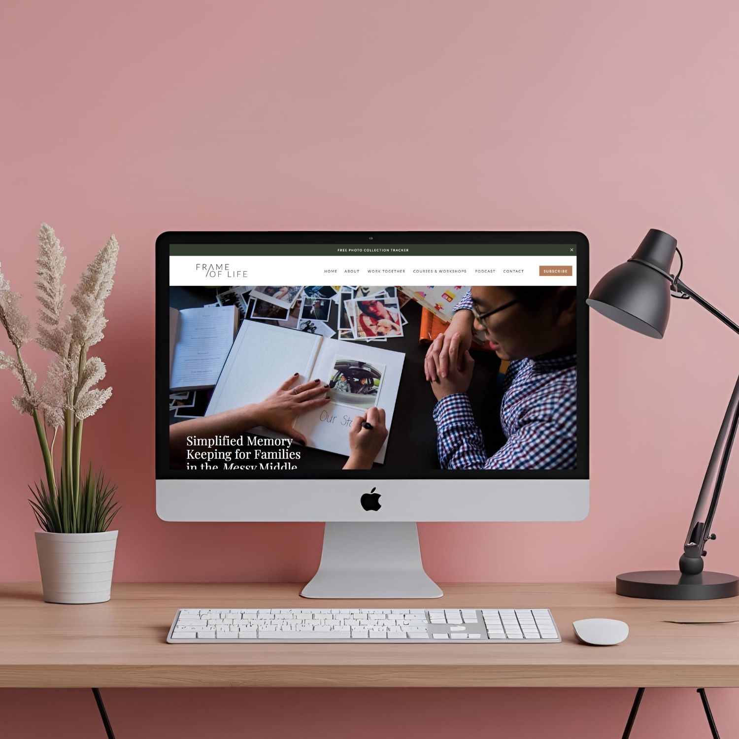 Custom website design for photographers
