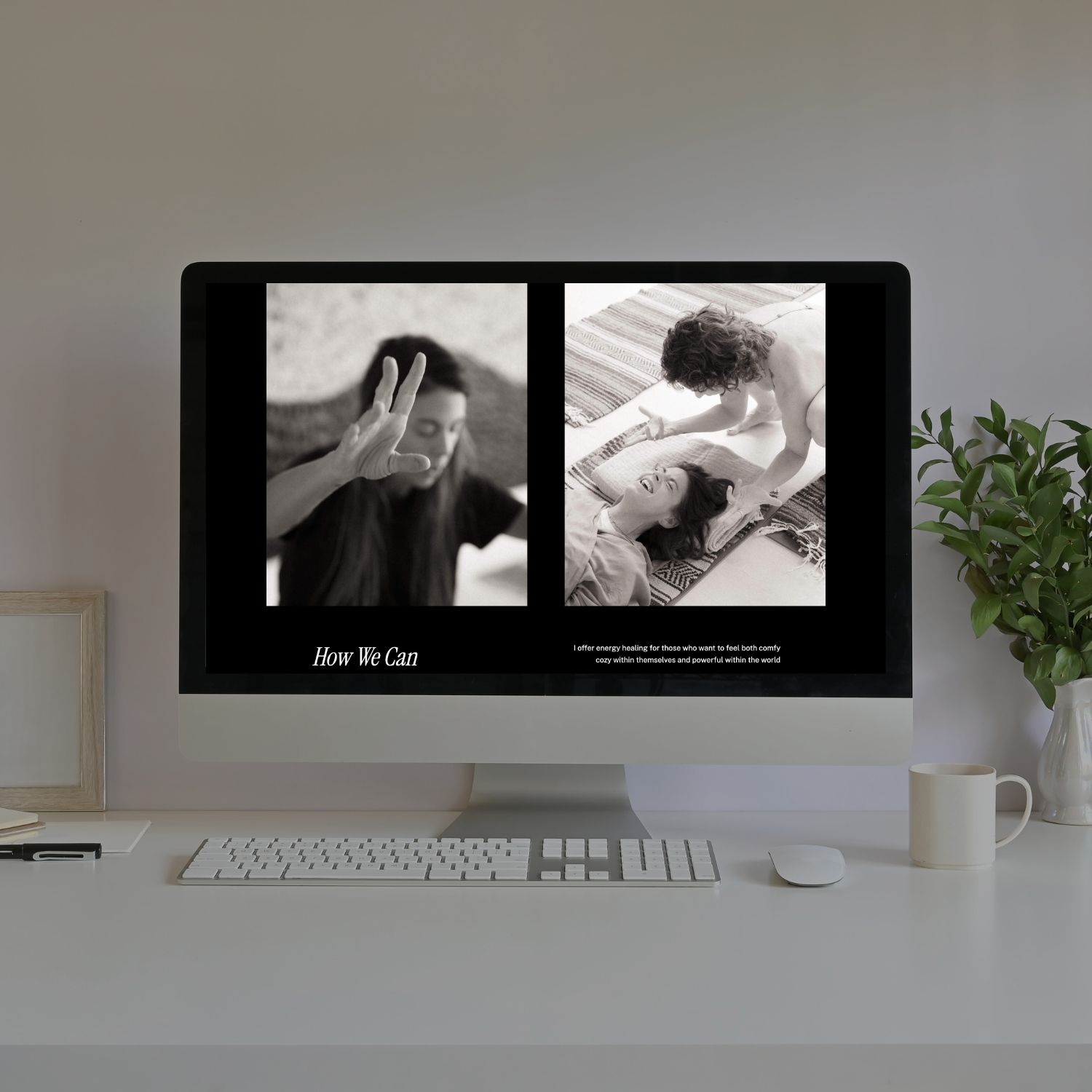 Screenshot of Custom Website Design For Energy Healing Services